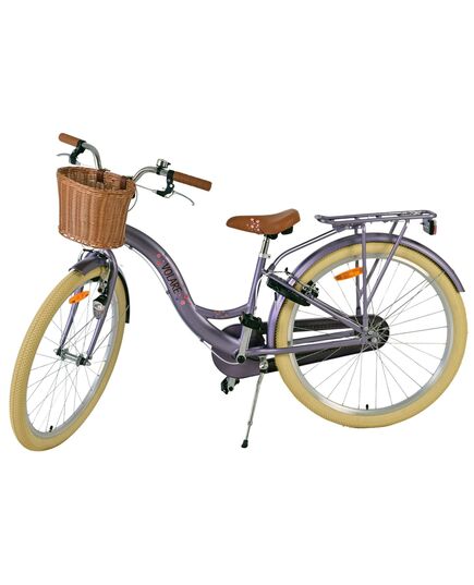Volare Blossom Kinderfahrrad - Mädchen - 26 Zoll - Lila - Zwei Handbremsen
