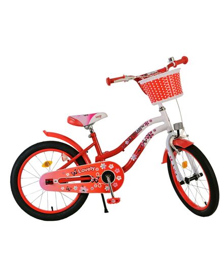 Volare Dejlig børnecykel - piger - 18 tommer - Pink White