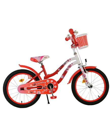 Volare Dejlig børnecykel - piger - 18 tommer - Pink White