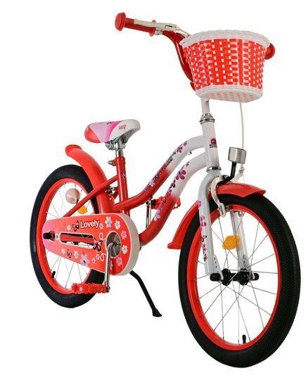 Volare Dejlig børnecykel - piger - 18 tommer - Pink White