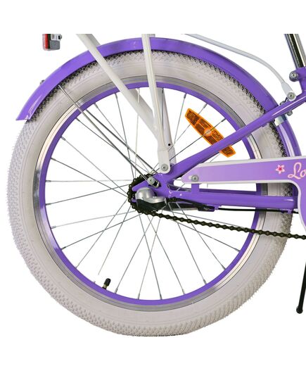 Volare Lovely Kinderfahrrad - Mädchen - 20 Zoll - Lila - 3 Gänge