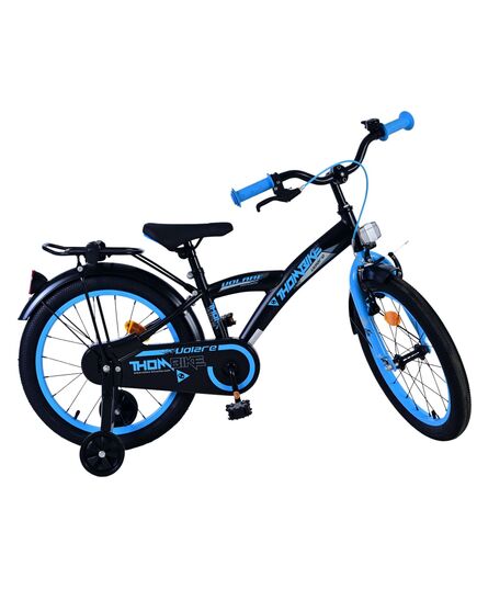 Rower dziecięcy Volare Thombike - chłopcy - 18 cali - czarno-niebieski