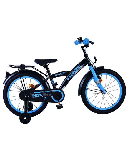Rower dziecięcy Volare Thombike - chłopcy - 18 cali - czarno-niebieski