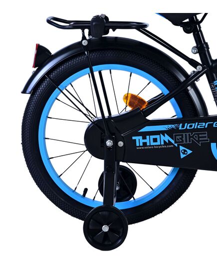 Rower dziecięcy Volare Thombike - chłopcy - 18 cali - czarno-niebieski