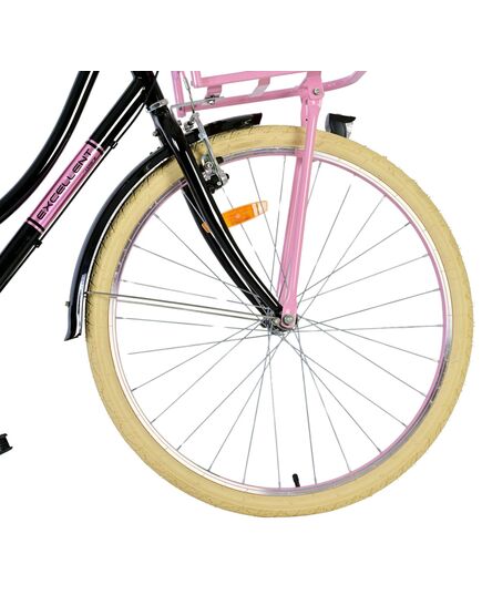 Volare Excellent børnecykel - piger - 26 tommer - sort - 3 gear