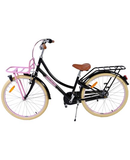 Volare Excellent Kinderfahrrad – Mädchen – 24 Zoll – Schwarz – 3 Gänge