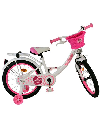 Volare Ashley Børnecykel - Piger - 18 tommer - Hvid