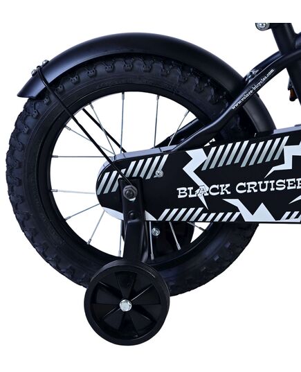 Volare Black Cruiser Kinderfiets - Jongens - 14 inch - Zwart - 95% afgemonteerd