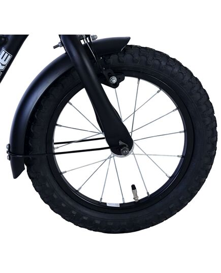 Volare Black Cruiser Kinderfiets - Jongens - 14 inch - Zwart - 95% afgemonteerd