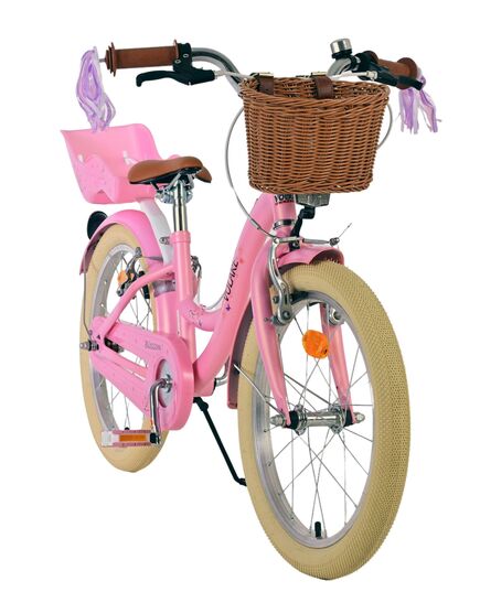 Volare Blossom Children's Bicycle - Girls - 18 inch - Pink - Two hand brakes