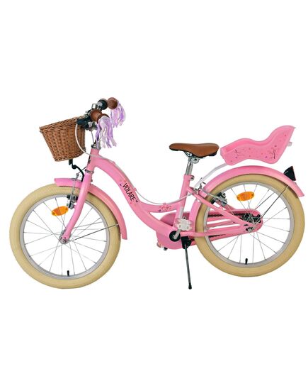 Volare Blossom Children's Bicycle - Girls - 18 inch - Pink - Two hand brakes