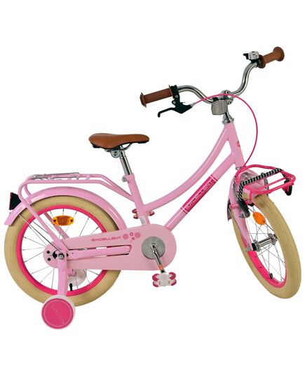 Volare Excellent Kinderfahrrad - Mädchen - 16 Zoll - Rosa