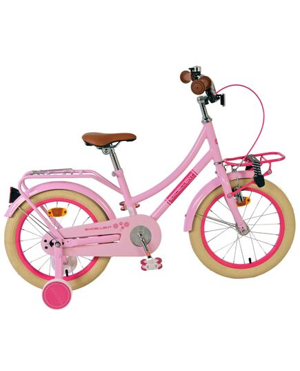 Volare Excellent Kinderfahrrad - Mädchen - 16 Zoll - Rosa