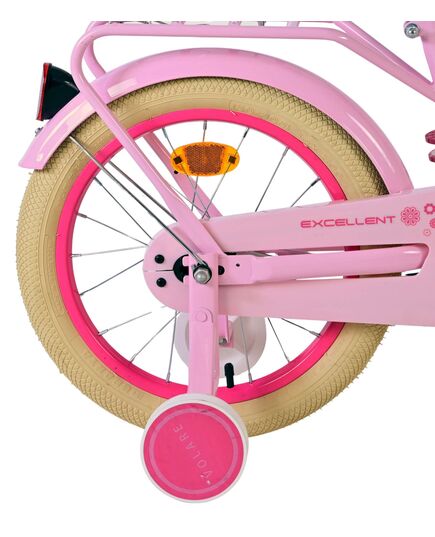 Volare Excellent Kinderfahrrad - Mädchen - 16 Zoll - Rosa