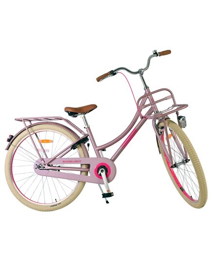 Volare Excellent Kinderfahrrad - Mädchen - 26 Zoll - Mattrosa