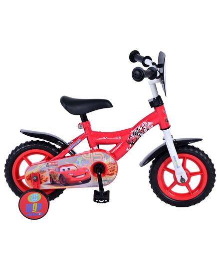 Disney Cars Kinderfahrrad - Jungen - 10 Zoll - Rot