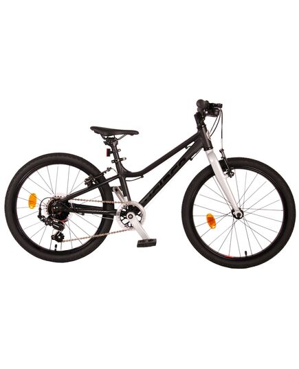 Volare Dynamic Kinderfahrrad - Jungen - 20 Zoll - Mattschwarz - 2 Handbremsen - 7 Gänge - Prime Collection