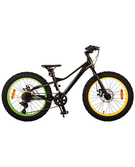 Volare Gradient Kinderfahrrad - Jungen - 20 Zoll - Schwarz Gelb Grün - 6-Gang - Prime Collection