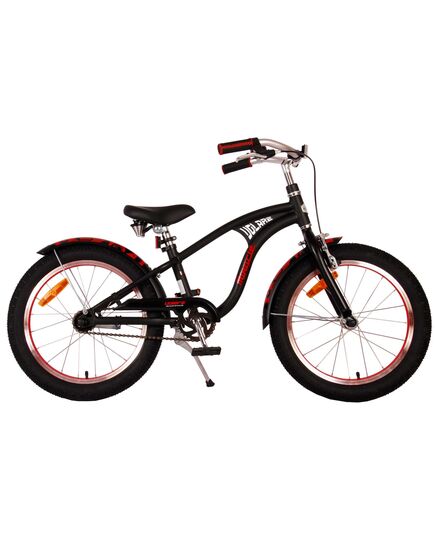 Volare Miracle Cruiser Kinderfahrrad - Jungen - 18 Zoll - Mattschwarz - Prime Collection