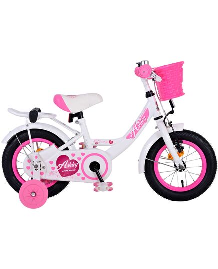 Volare Ashley Kinderfahrrad – Mädchen – 12 Zoll – Weiß