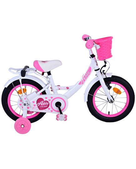 Volare Ashley Kinderfahrrad – Mädchen – 14 Zoll – Weiß