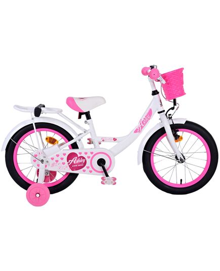 Volare Ashley Kinderfahrrad – Mädchen – 16 Zoll – Weiß