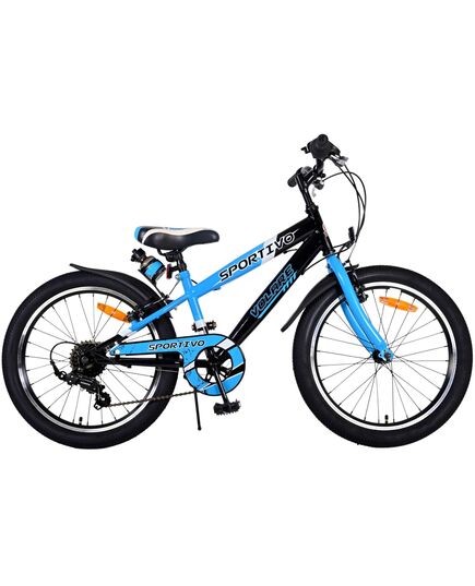 Volare Sportivo Kinderfahrrad – Jungen – 20 Zoll – Blau – 7 Gänge