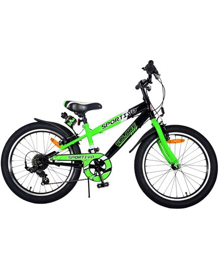 Volare Sportivo Kinderfahrrad - Jungen - 20 Zoll - Grün - 7 Gänge