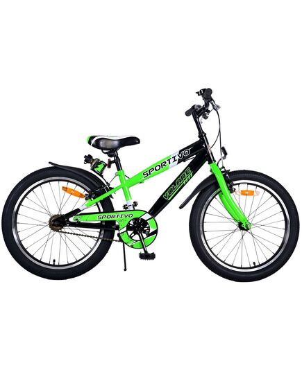 Volare Sportivo Kinderfahrrad – Jungen – 20 Zoll – Grün – Zwei Handbremsen