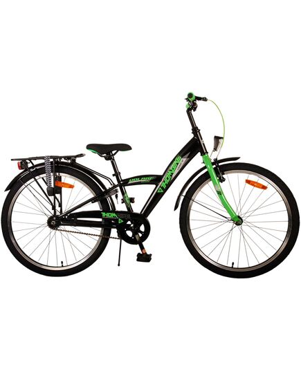 Volare Thombike Kinderfahrrad – Jungen – 24 Zoll – Schwarz Grün