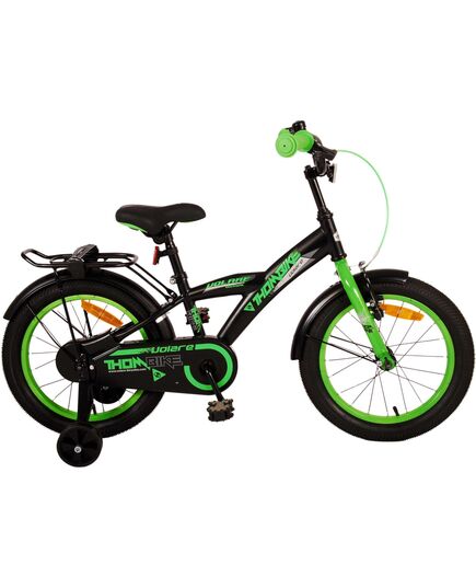 Volare Thombike Kinderfahrrad – Jungen – 16 Zoll – Schwarz Grün