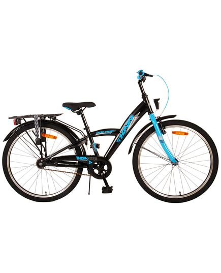 Volare Thombike Kinderfahrrad – Jungen – 24 Zoll – Schwarz Blau
