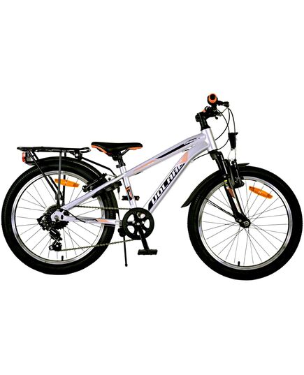 Volare Cross Kinderfahrrad - Jungen - 20 Zoll - Silber , 6 Gänge