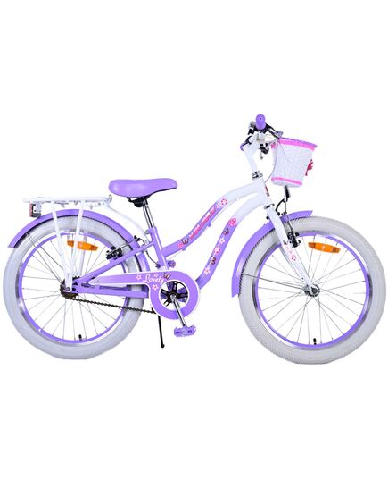 Volare Lovely Kinderfahrrad - Mädchen - 20 Zoll - Lila - Zweihandbremsen