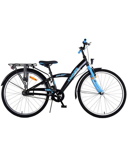Volare Thombike Kinderfahrrad – Jungen – 26 Zoll – Schwarz Blau – 3 Gänge
