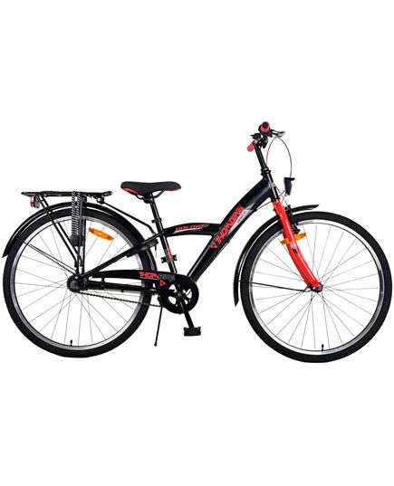 Volare Thombike Kinderfahrrad - Jungen - 26 Zoll - Schwarz Rot - 3 Gänge
