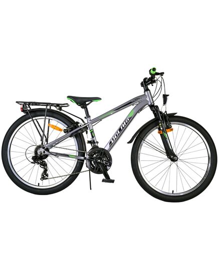Volare Cross Kinderfahrrad - Jungen - 24 Zoll - dunkelgrau - 18 Gänge