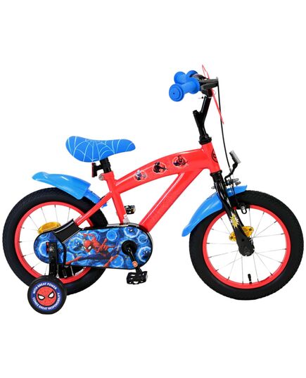 Marvel Spider-Man Kinderfahrrad - Jungen - 14 Zoll - Rot/Blau