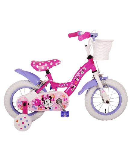 Disney Minnie Cutest Ever! Kinderfahrrad - Mädchen - 12 Zoll - Rosa - Zwei Handbremsen