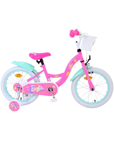 Barbie Kinderfahrrad - Mädchen - 16 Zoll - Rosa - Zwei Handbremsen