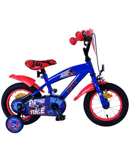 Sonic Prime Kinderfahrrad – Jungen – 12 Zoll – Blau Rot