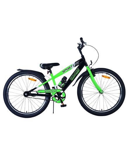 Volare Sportivo Kinderfiets - Jongens - 24 inch - Zwart Groen