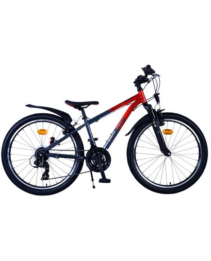 Volare XC Race Kinderfahrrad - 24 Zoll - 21 Gang - Rot/Grau