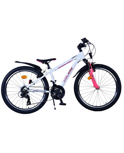 Volare XC Race Kinderfahrrad - 24 Zoll - 21 Gang - Weiß Pink