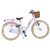 Volare Blossom Kinderfahrrad - Mädchen - 24 Zoll - Weiß - Zwei Handbremsen