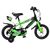 Volare Sportivo Kinderfiets - Jongens - 12 inch - Groen Zwart - Twee Handremmen