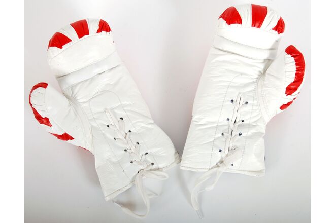 E&L Sports - Punching Bag Set - PU - White Red Blue