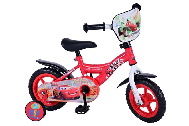 Disney Cars Children's Bicycle - Boys - 10 inch - Red - Fixed Gear