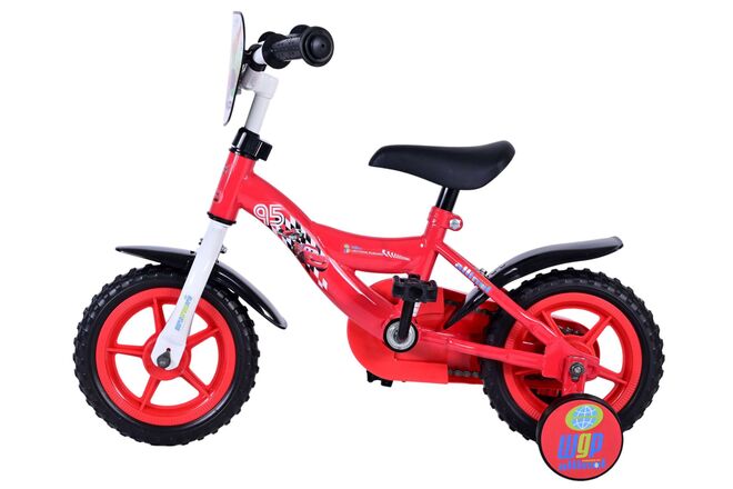 Disney Cars Children's Bicycle - Boys - 10 inch - Red - Fixed Gear