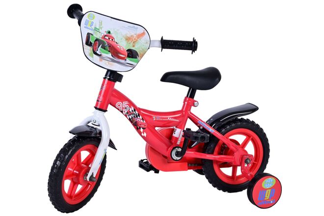 Disney Cars Children's Bicycle - Boys - 10 inch - Red - Fixed Gear